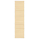 Vidaxl tapijt 80x300 cm bamboe naturel