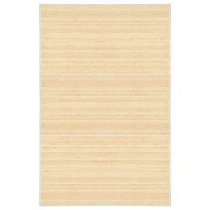 Vidaxl tapijt 100x160 cm bamboe naturel