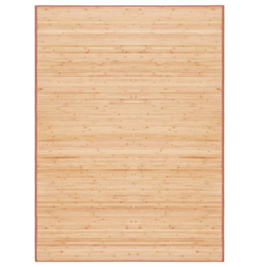 Vidaxl tapijt 160x230 cm bamboe bruin