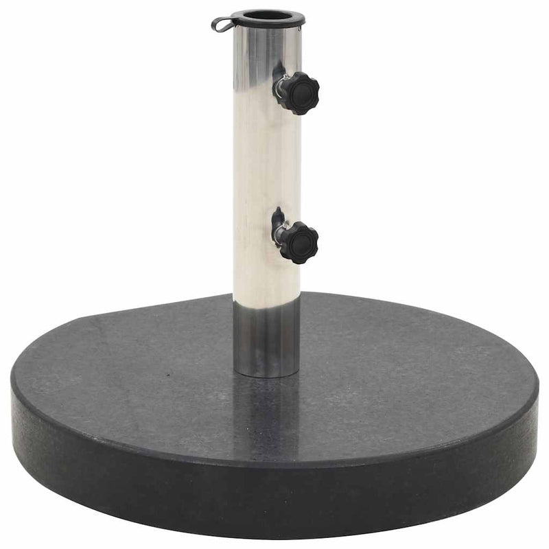 Load image into Gallery viewer, Vidaxl parasolvoet rond 28,5 kg graniet zwart

