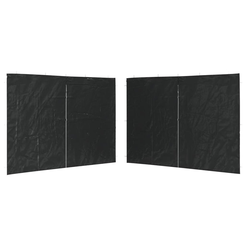 Load image into Gallery viewer, VidaXL Tentwanden met ritssluiting PE antraciet 2 st
