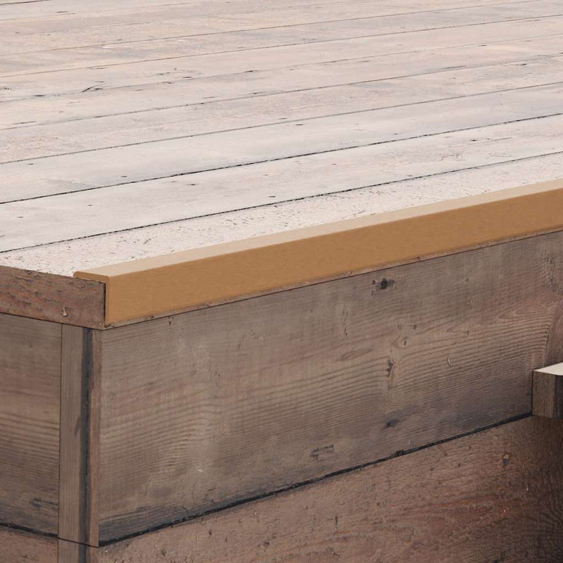 Load image into Gallery viewer, VidaXL Terras hoekplinten 5 st 170 cm HKC teakkleurig
