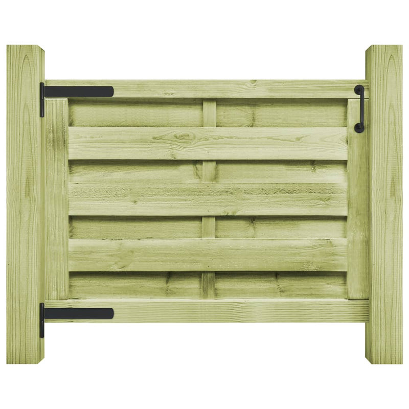 Load image into Gallery viewer, VidaXL Poort 100x75 cm geïmpregneerd grenenhout groen
