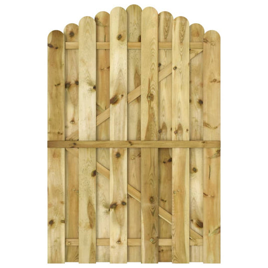VidaXL Poort 100x150 cm geïmpregneerd grenenhout