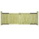 VidaXL Poorten 2 st 300x100 cm geïmpregneerd grenenhout