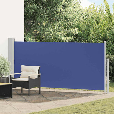 Vidaxl windscherm uittrekbaar 140x300 cm blauw