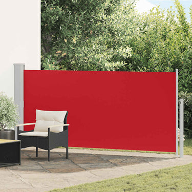 Vidaxl windscherm uittrekbaar 140x300 cm rood