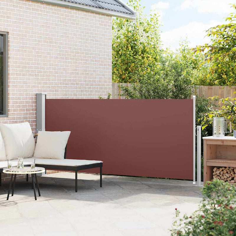 Load image into Gallery viewer, Vidaxl windscherm uittrekbaar 140x300 cm bruin
