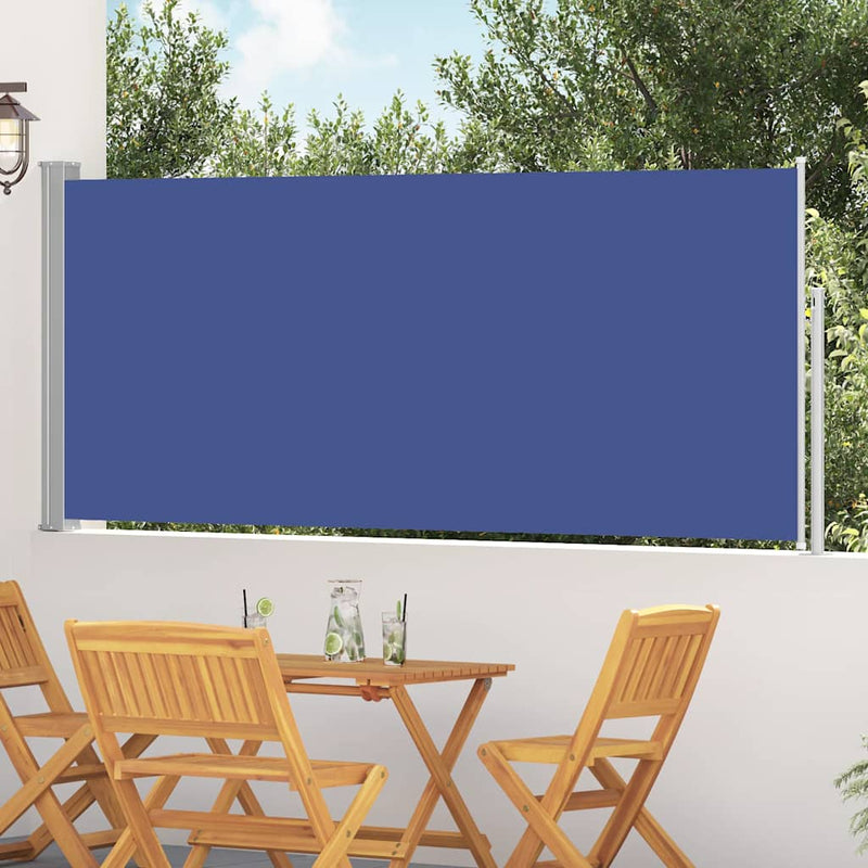 Load image into Gallery viewer, Vidaxl windscherm uittrekbaar 120x300 cm blauw

