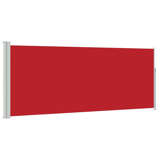 Vidaxl windscherm uittrekbaar 120x300 cm rood