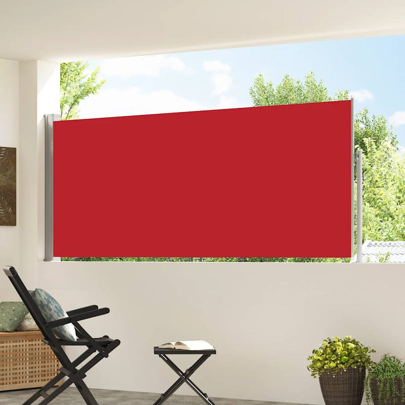 Load image into Gallery viewer, Vidaxl windscherm uittrekbaar 120x300 cm rood
