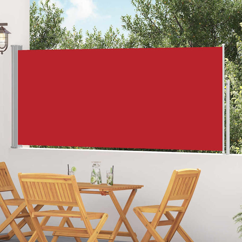 Load image into Gallery viewer, Vidaxl windscherm uittrekbaar 120x300 cm rood
