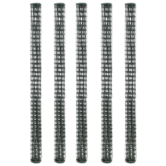 Vidaxl tuinhekken gaas 5 st 1x1,2 m hdpe groen