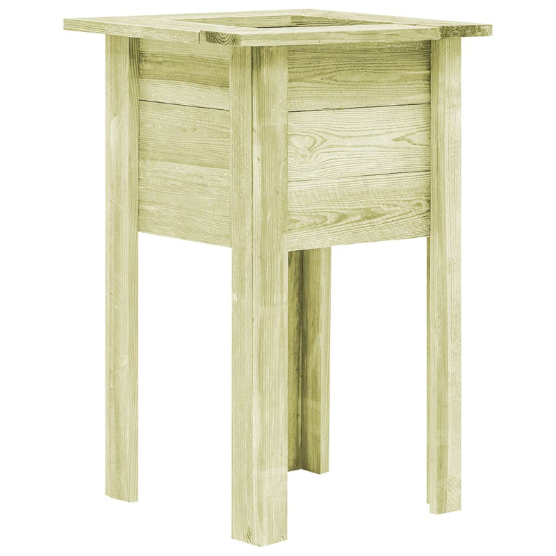 Load image into Gallery viewer, VidaXL Plantenbak verhoogd met voeten 50x50x80 cm gezaagd hout
