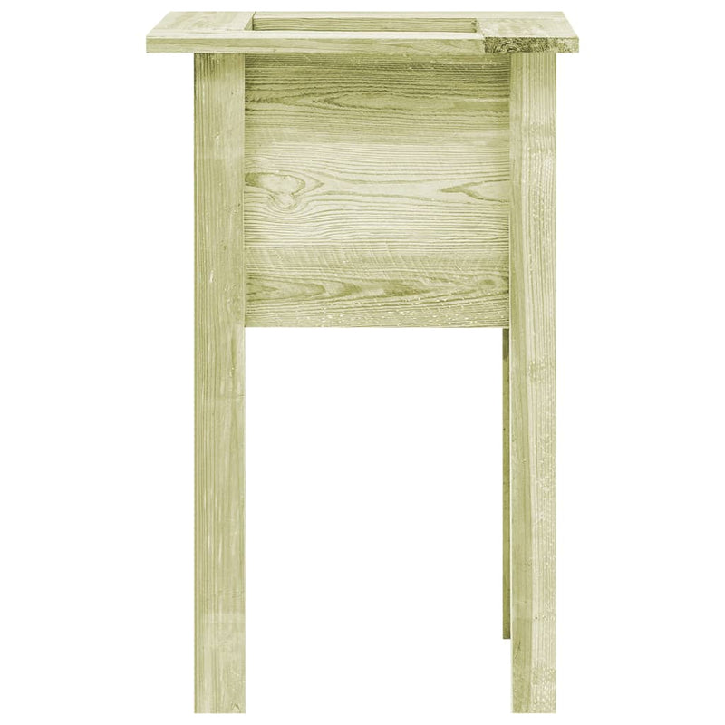 Load image into Gallery viewer, VidaXL Plantenbak verhoogd met voeten 50x50x80 cm gezaagd hout
