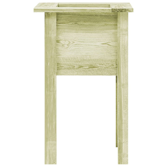 VidaXL Plantenbak verhoogd met voeten 50x50x80 cm gezaagd hout