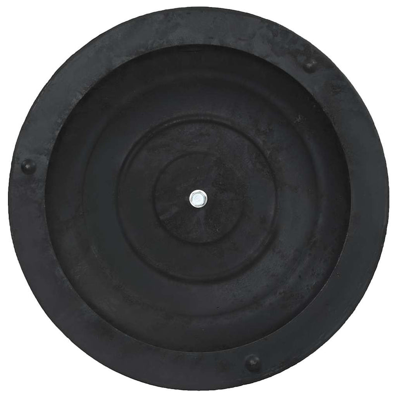Load image into Gallery viewer, Vidaxl parasolvoet rond 10 kg polyresin zwart
