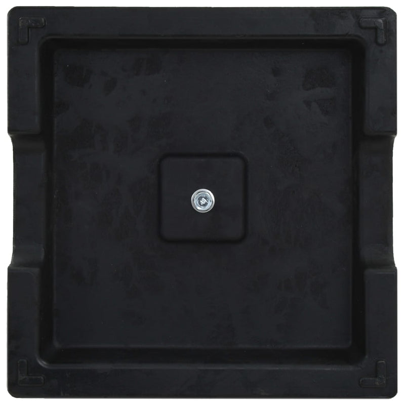 Load image into Gallery viewer, Vidaxl parasolvoet vierkant 8 kg polyresin zwart

