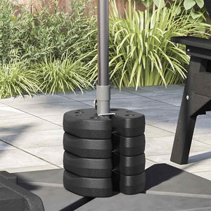 Vidaxl prieelgewichten 4 st 220x50 mm beton zwart