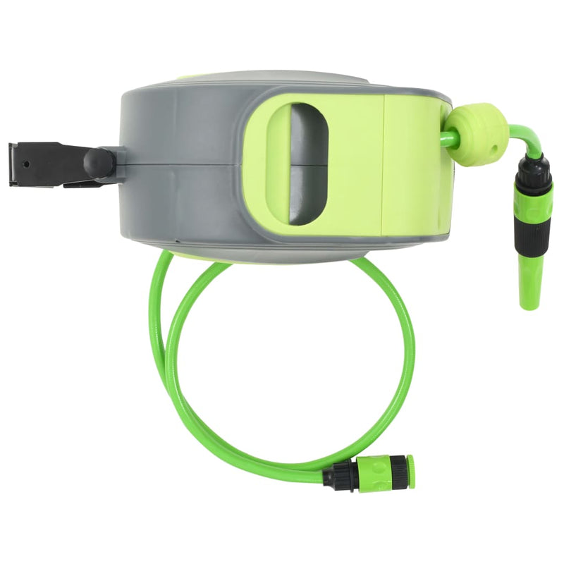 Load image into Gallery viewer, Vidaxl waterslanghaspel automatisch intrekbaar wandmontage 10+1 m
