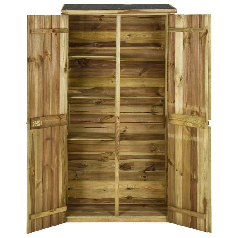 Load image into Gallery viewer, VidaXL Tuinschuur 85x48x177 cm grenenhout
