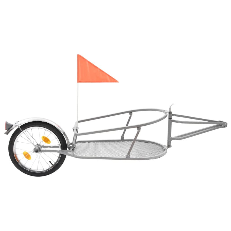 Load image into Gallery viewer, Vidaxl fietskar met tas oranje en zwart
