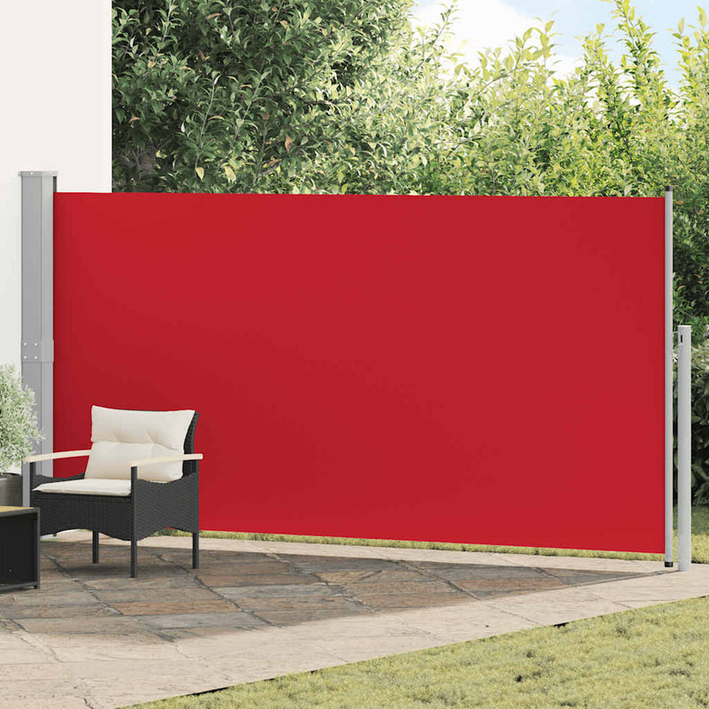 Load image into Gallery viewer, Vidaxl windscherm uittrekbaar 160x500 cm rood
