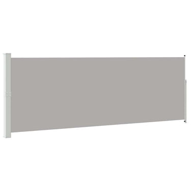 Vidaxl windscherm uittrekbaar 160x500 cm grijs