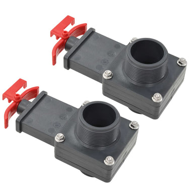 Vidaxl zwembadklep 2 st 1,5