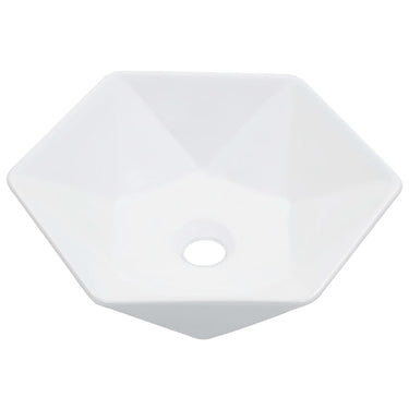 Vidaxl wastafel 41x36,5x12 cm keramiek wit