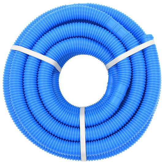 Vidaxl zwembadslang 32 mm 12,1 m blauw