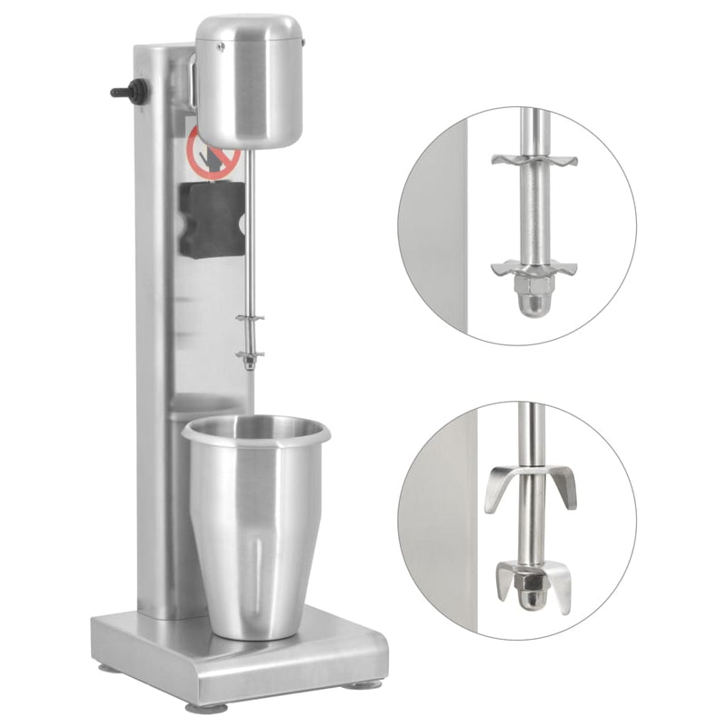 Load image into Gallery viewer, Vidaxl milkshake mixer 1 l roestvrij staal
