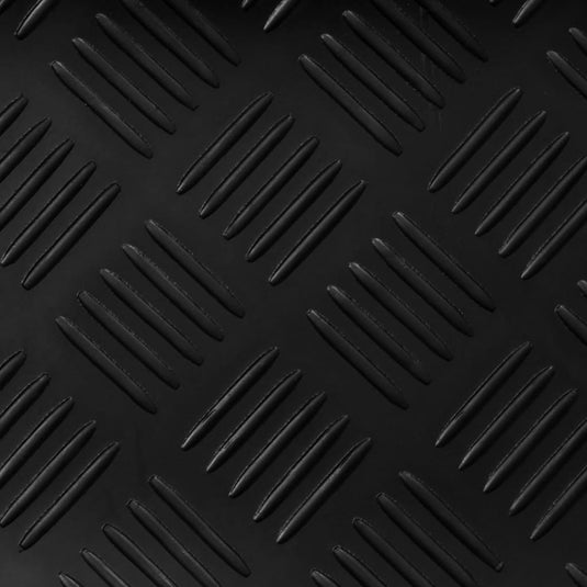Vidaxl vloermat anti-slip 3 mm 1,5x4 m rubber ruit