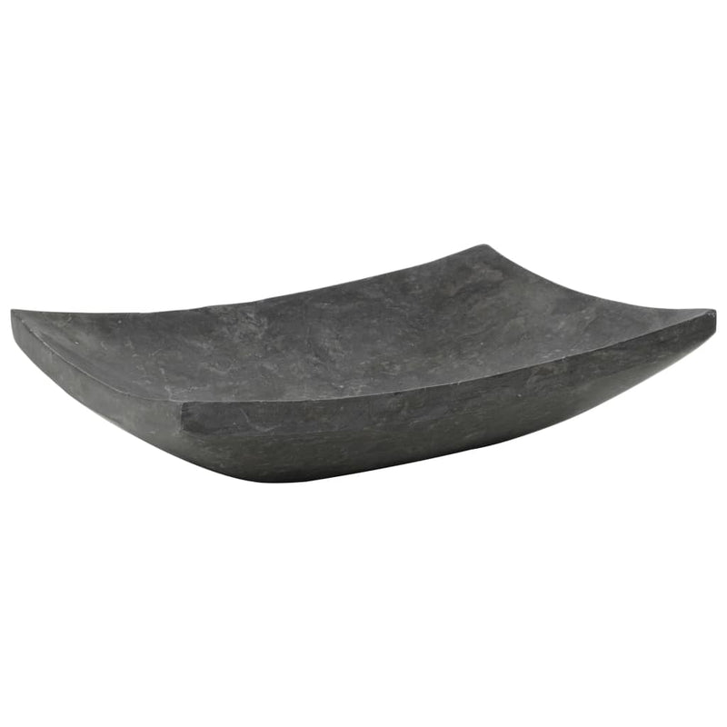 Load image into Gallery viewer, VidaXL Gootsteen 50x35x12 cm marmer zwart
