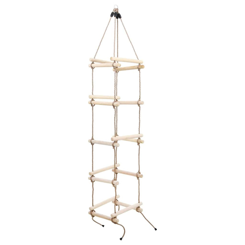Load image into Gallery viewer, Vidaxl touwladder 200 cm hout
