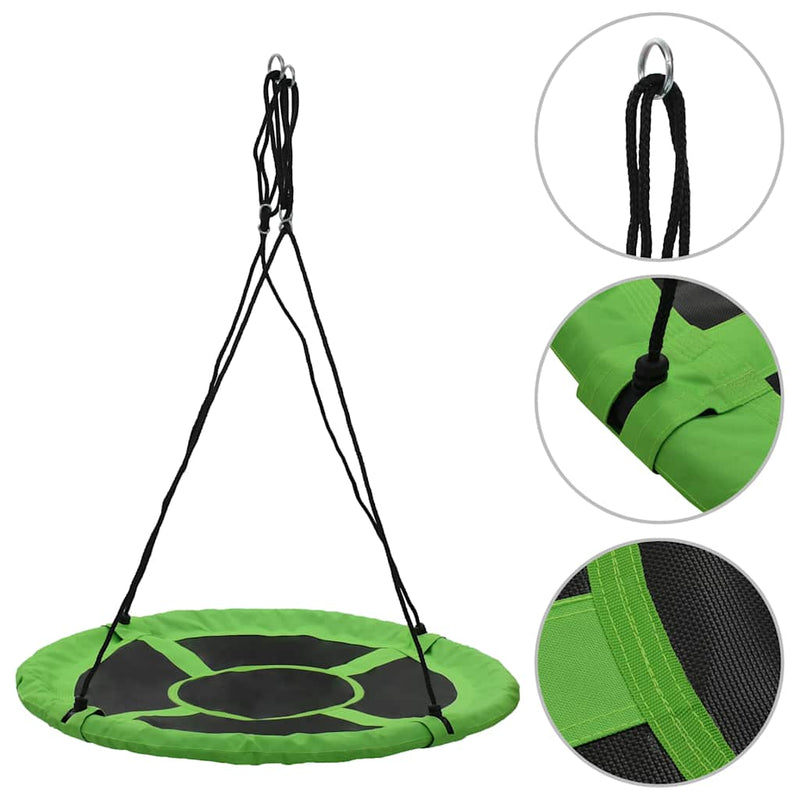 Load image into Gallery viewer, Vidaxl schommel 100 kg 110 cm groen
