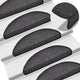 Vidaxl trapmatten 15 st 56x17x3 cm antraciet halfrond