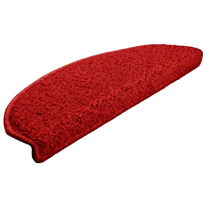Load image into Gallery viewer, Vidaxl trapmatten 15 st 65x21x4 cm rood halfrond groot
