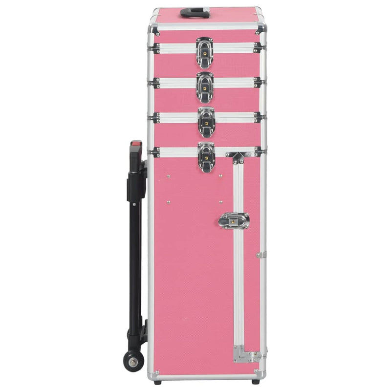 Load image into Gallery viewer, Vidaxl make-up trolley aluminium roze
