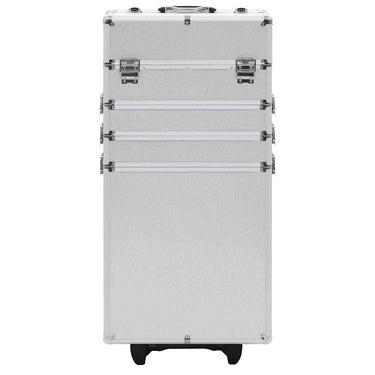 Vidaxl make-up trolley aluminium zilverkleurig