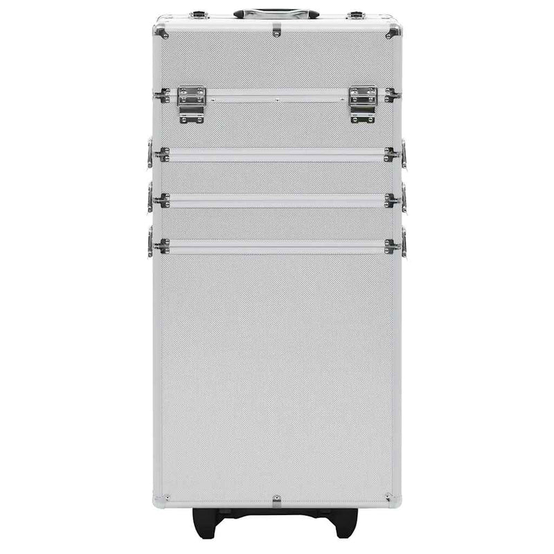Load image into Gallery viewer, Vidaxl make-up trolley aluminium zilverkleurig
