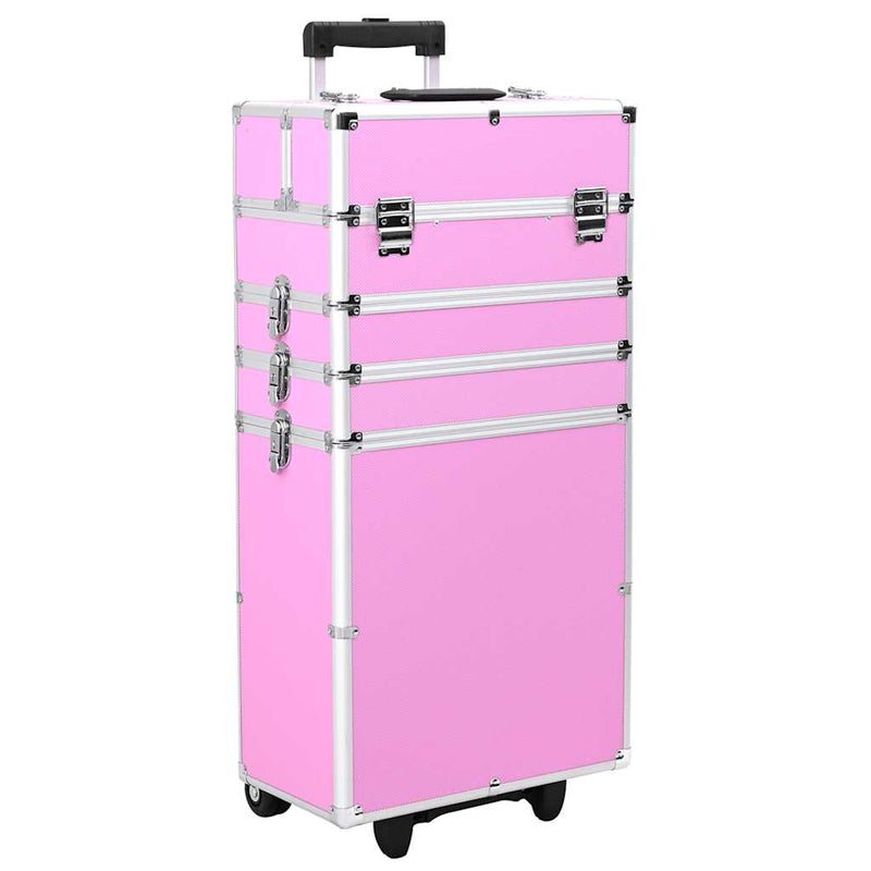 Load image into Gallery viewer, Vidaxl make-up trolley aluminium roze

