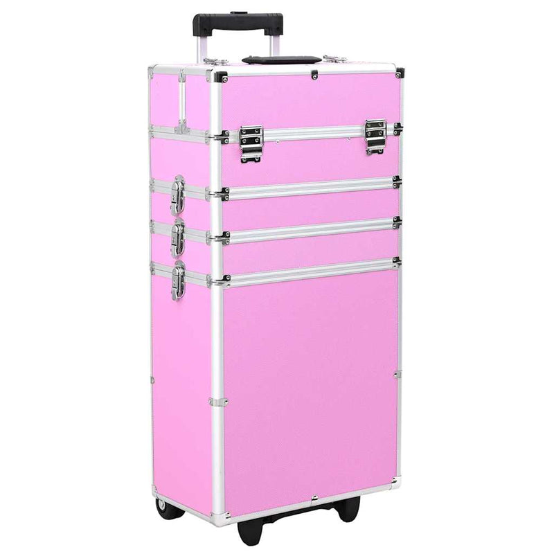 Load image into Gallery viewer, Vidaxl make-up trolley aluminium roze
