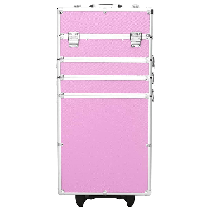 Load image into Gallery viewer, Vidaxl make-up trolley aluminium roze
