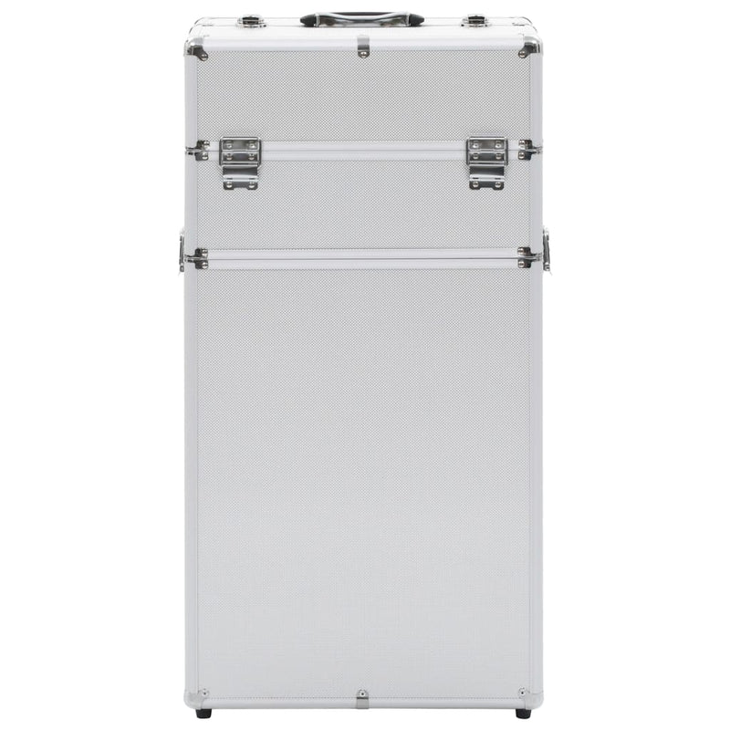 Load image into Gallery viewer, Vidaxl make-up trolley aluminium zilverkleurig
