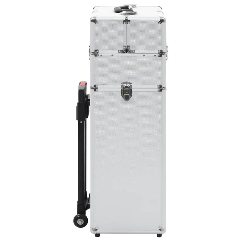 Load image into Gallery viewer, Vidaxl make-up trolley aluminium zilverkleurig
