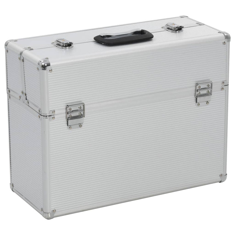 Load image into Gallery viewer, Vidaxl gereedschapskoffer 47x36x20 cm aluminium zilverkleurig
