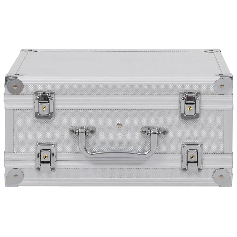 Load image into Gallery viewer, Vidaxl wapenkoffer aluminium abs zilverkleurig
