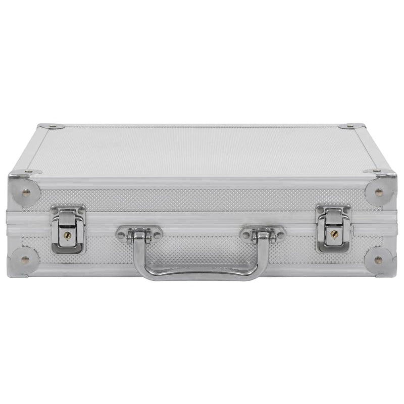 Load image into Gallery viewer, Vidaxl wapenkoffer aluminium abs zilverkleurig
