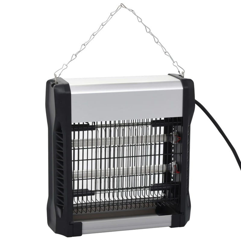 Load image into Gallery viewer, Vidaxl vliegendoder 12 w aluminium abs zwart
